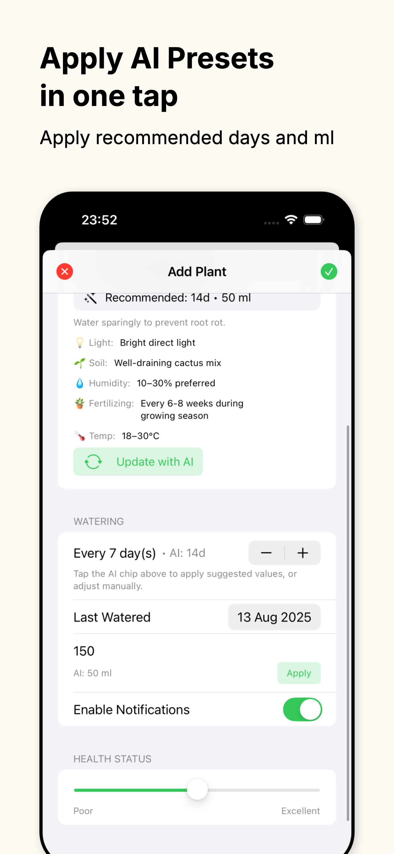 Plant Water Reminder Alert Screenshot 7