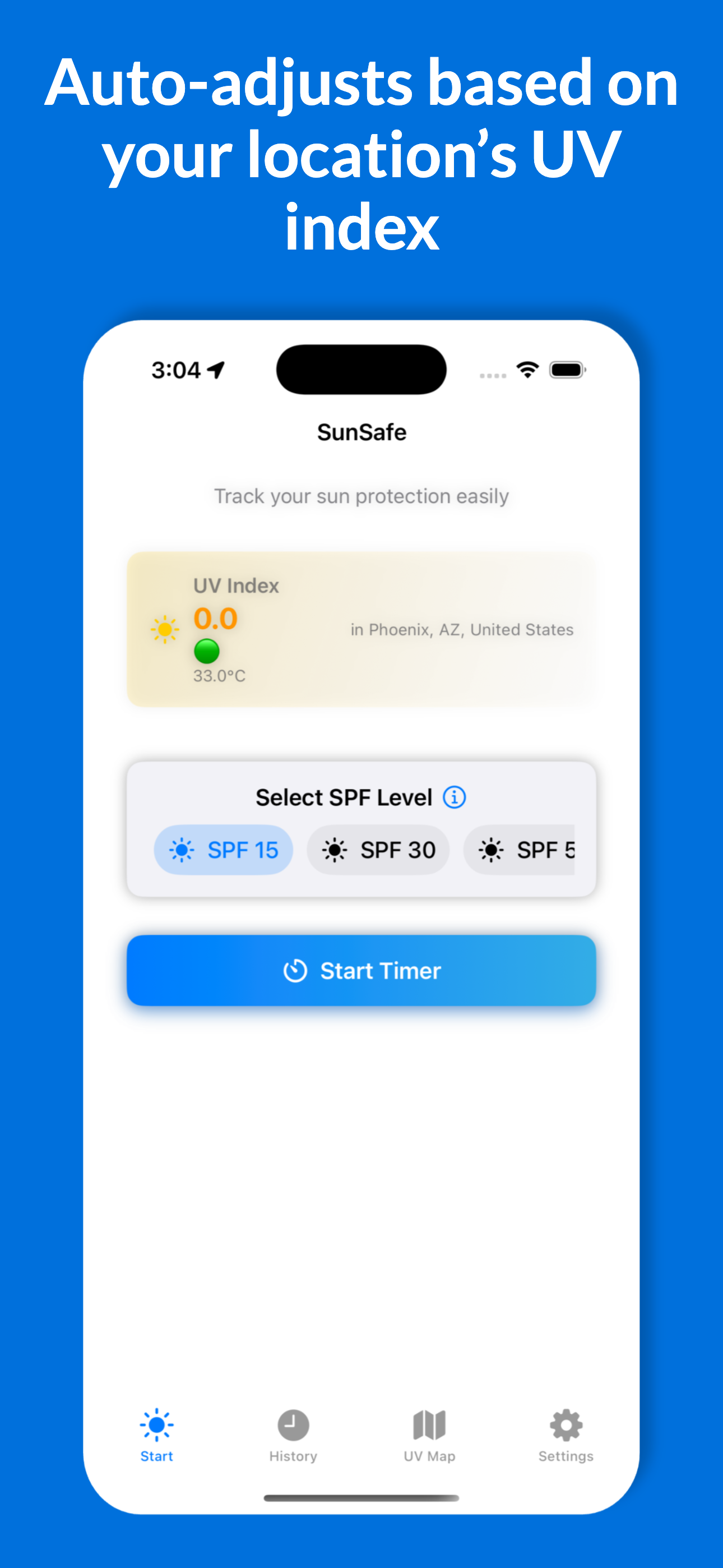 Sunsafe Tracker Screenshot 4