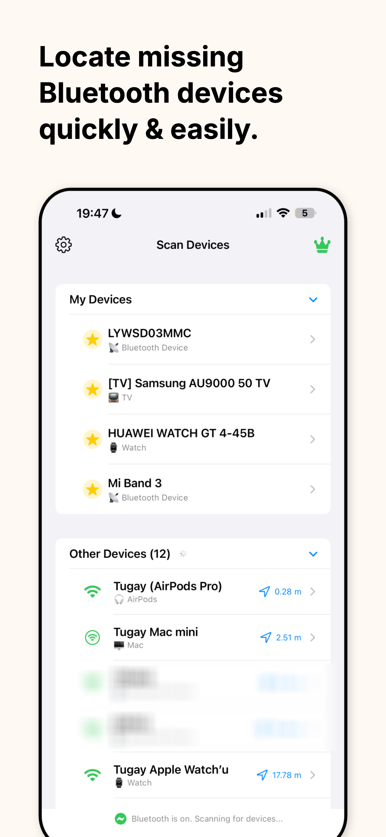 Bluetooth Device Finder Pro Screenshot 2